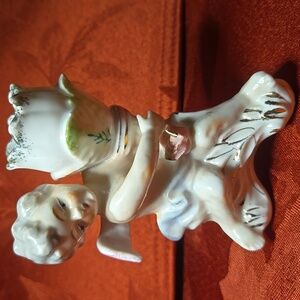 Ucagco Cherub Figurine with Candle Holder
